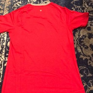 Red Lululemon Short Sleeve Shirt, Like New